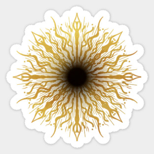 black hole sun Sticker