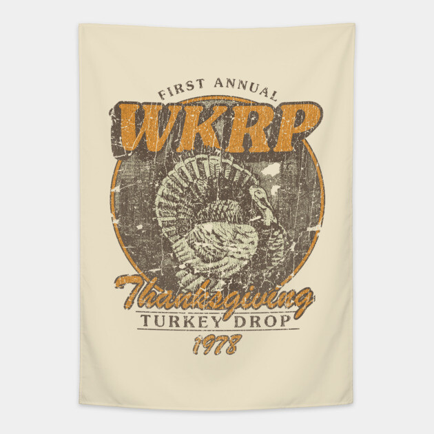 WKRP Turkey Drop 1978 Tapestry by JCD666