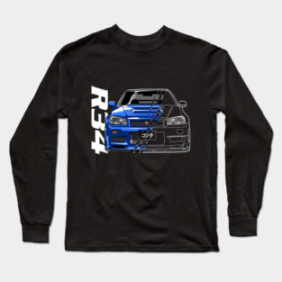 Nissan Skyline GTR R34 Long Sleeve T-Shirt