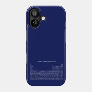 Periodic Table of Elements Phone Case