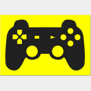 Video Game Inspired Console Playstation Dualshock Gamepad Posters and Art