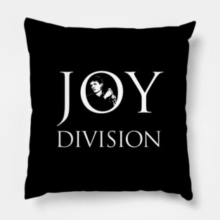 Joy Division white Pillow