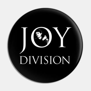 Joy Division white Pin