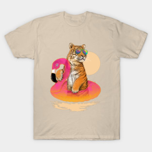 Chillin (Flamingo Tiger) T-Shirt
