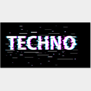 Techno music maximum volume Posters and Art