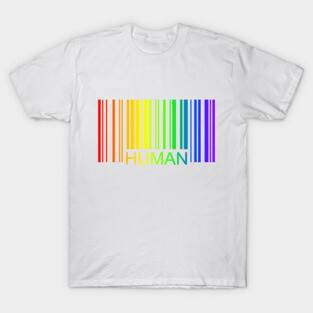 Human Pride Barcode T-Shirt