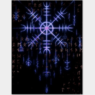Helm of Awe - Norse Viking Symbol Posters and Art