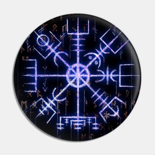 Viking Compass - Norse Mythology - Vegvisir Pin