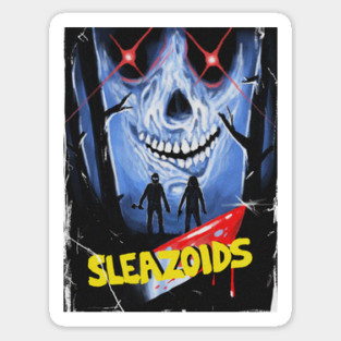 SLEAZOIDS Poster Art Sticker