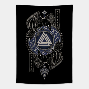 Odin's Ravens Tapestry