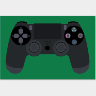 Video Game Inspired Console Playstation 4 Dualshock Gamepad Posters and Art