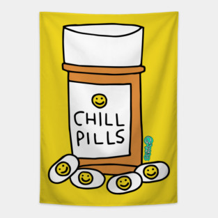 chill pills Tapestry