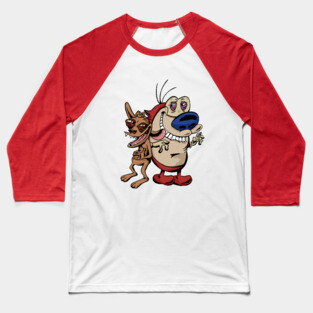 Ren and Stimpy Baseball T-Shirt