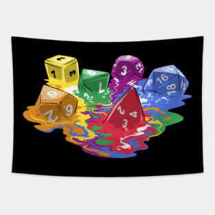 Melting Dice Tapestry