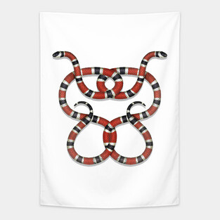 Double Take Snake Tapestry