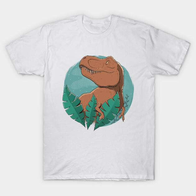 T-Rex Jungle T-Shirt by CharleyFox