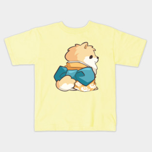Kimono Pomeranian Kids T-Shirt