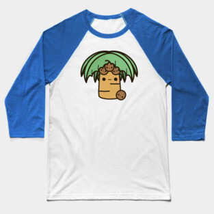 Palm tree with coconuts Baseball T-Shirt