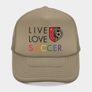 Live Love Soccer Hat