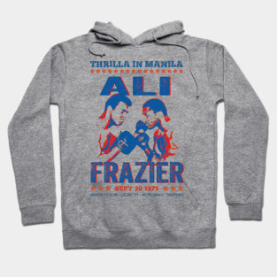 Thrilla in Manila Ali V's Frazier Vintage Hoodie