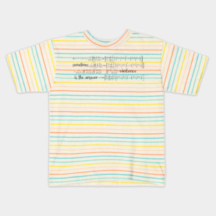 Sometimes Violence is The Answer Kids T-Shirt