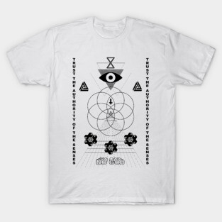 Authority Of The Senses on White T-Shirt