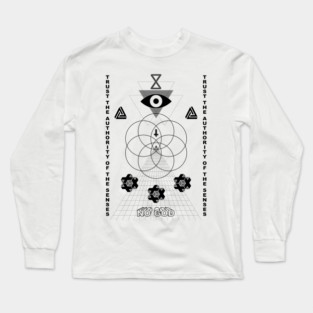 Authority Of The Senses on White Long Sleeve T-Shirt