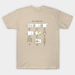 Toilet paper types T-Shirt