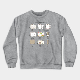 Toilet paper types Crewneck Sweatshirt