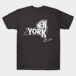 New York (White Graphic) T-Shirt