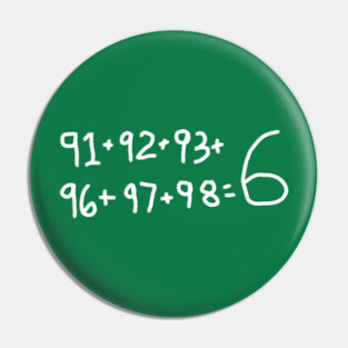 Chicago Bulls Math (Jordan/Pippen/Jackson) Pin