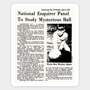 The Betz Mystery Sphere Sticker
