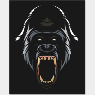 Tribal Gorilla Posters and Art