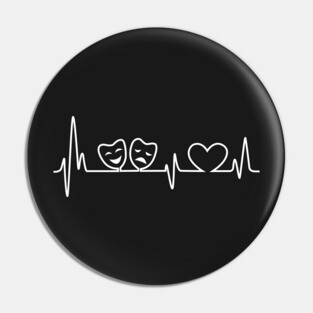 Theatre In Heartbeat Pin