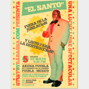El Santo Posters and Art