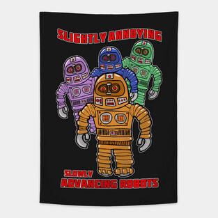 Slowly Advancing Robots! Tapestry