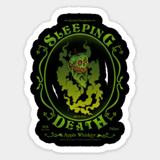 Sleeping Death Whiskey Magnet