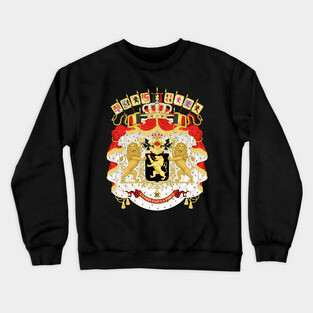 Coat of arms of Belgium Crewneck Sweatshirt