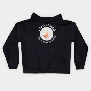 Left-Handed Kids Hoodie