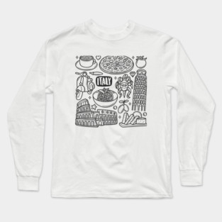Italy Long Sleeve T-Shirt