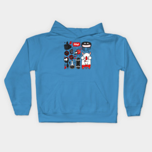 Doodle Monster Kids Hoodie