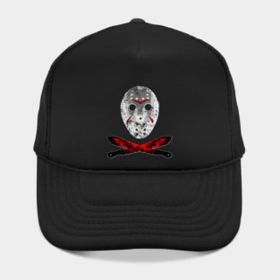 Bloody Horror Mask and Machete Hat