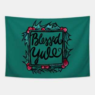 Blessed Yule Tapestry