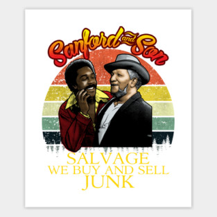 Sanford and Son Salvage we buy and sell junk Sticker