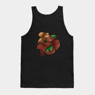 Fall Squirrel Tank Top