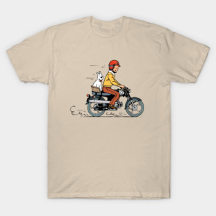 Tintin Café Racer [Color] T-Shirt