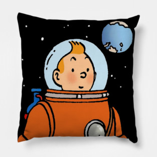 Tintin Moon Explorer Pillow