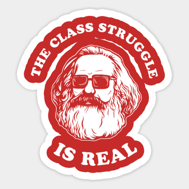The Class Struggle Is Real Magnet by dumbshirts
