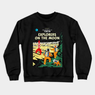 Explorers On The Moon Crewneck Sweatshirt