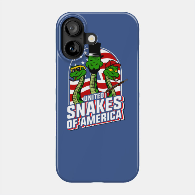 United Snakes Of America Phone Case by dumbshirts